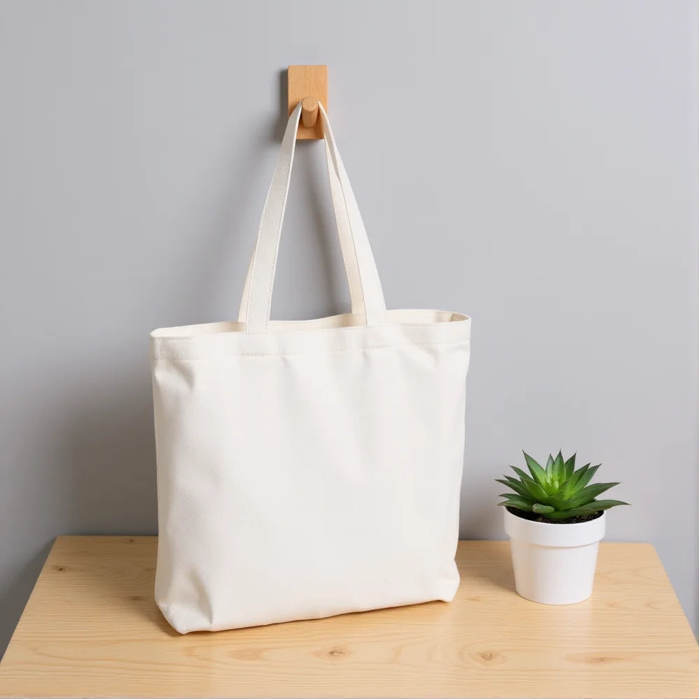 Large Capacity Folding Canvas Bag Reusable Shopping Bag Unisex Eco-friendly Tote Bags DIY Shoulder Bag Grocery Handbag Oasis Select