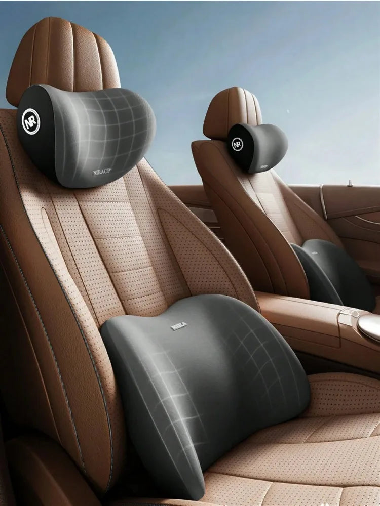 Car Headrest, Lumbar Support, Shoulder Pillow, Car Pillow, Memory Cotton Waist Backrest Cushion, Household Automotive Products Oasis Select