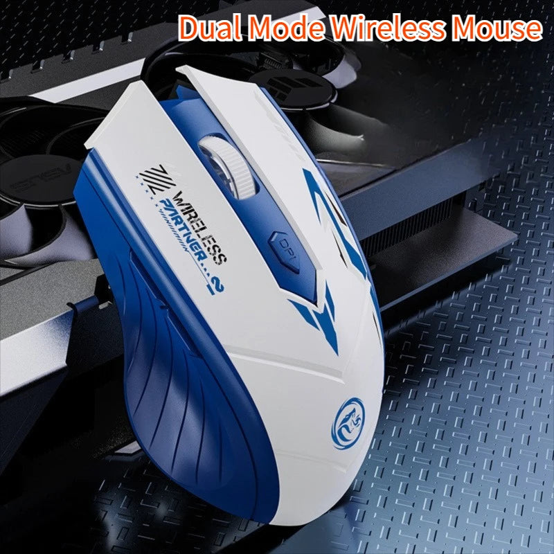 DIXSG Bluetooth 5.2 Dual-Mode Wireless Mouse – 1600 DPI, 6 Button Wireless Mouse Oasis Select