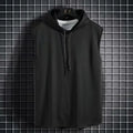 Solid Color 2023 Brand New Men's Tank Tops Vest Sleeveless Tees For Male Hooded Man Vests Tops Hip Hop Men Tank Top T shirt Oasis Select Picture color3 XL
