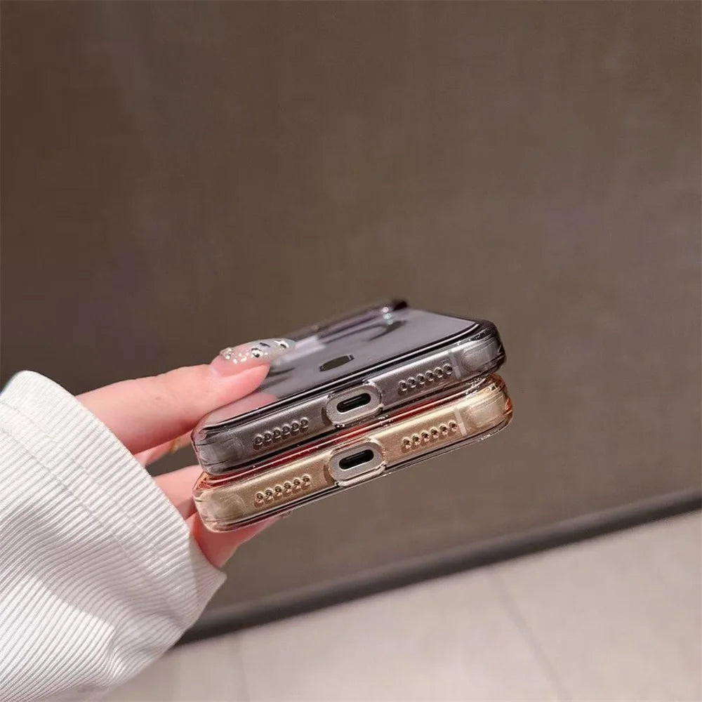 Anti-Fall Phones Case Magnetic Transparent Protective Case For IPhone 17Air 17Promax 16 Plus 15 14pro 13 Wear-resistant Shell Oasis Select