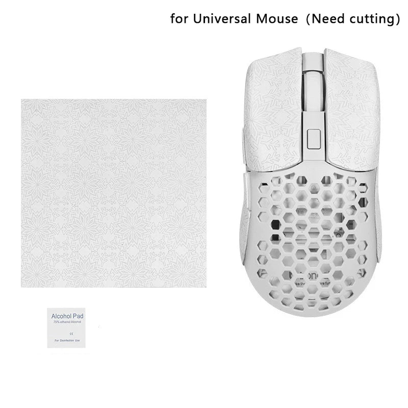 15*11cm DIY Anti-Slip Wireless Gaming Universal Style Mouse Sticker Sweat-Proof Mouse Grip Tape Wear-Resistant PC Desktop Laptop Oasis Select A7