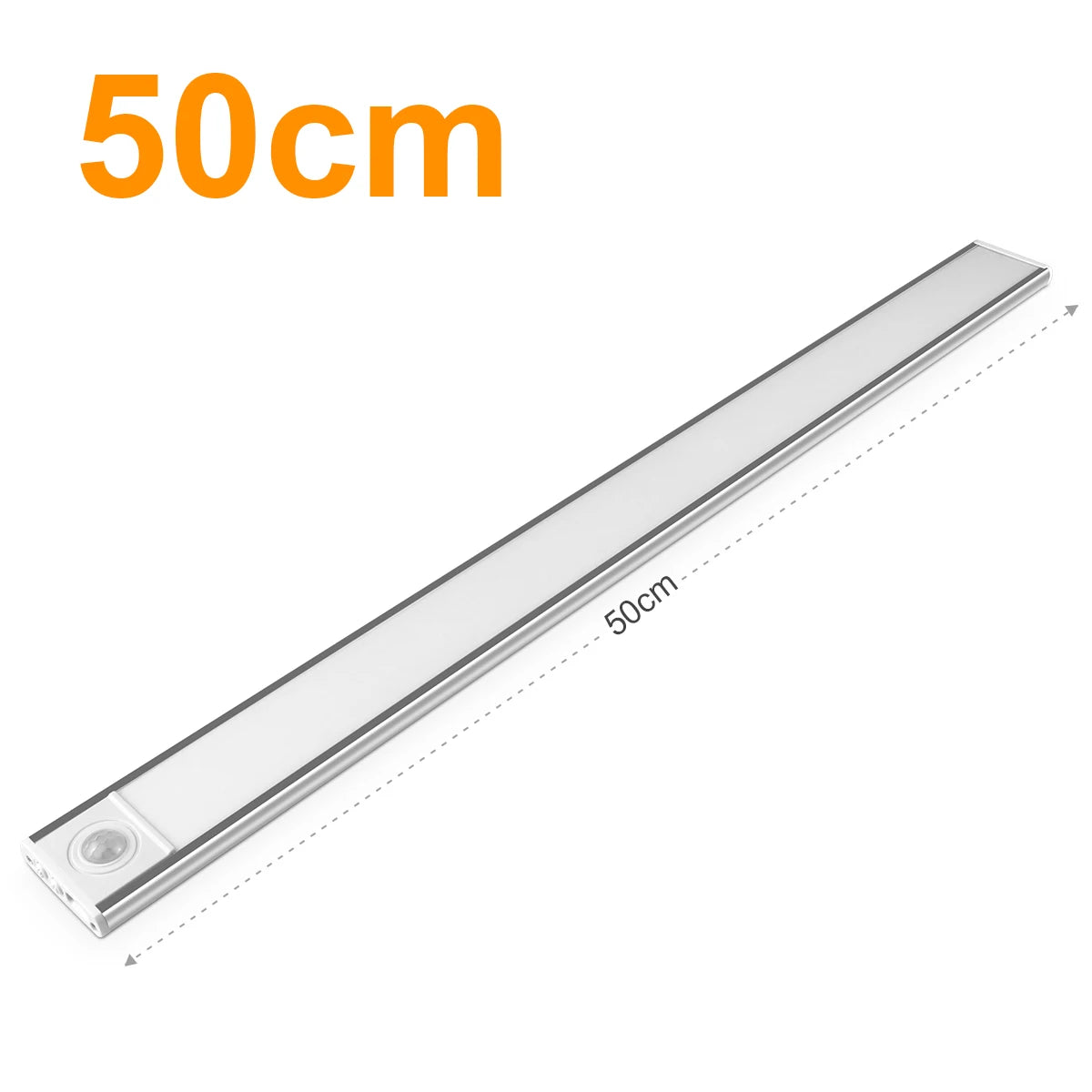Wireless Night Light Motion Sensor Lights 5V USB LED Tube Bar Cabinet Light for Kitchen Bedroom Bathroom Staircase Hallway Oasis Select 50CM 3 Colors Changeable