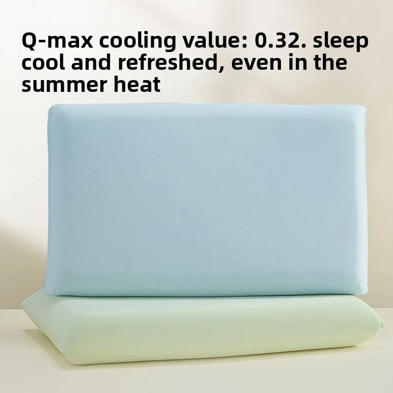 1-10PCS Ice Silk Cooling Pillowcase for Memory Universal Inner Cover Summer Breathable Soft Durable Cold Feeling Washable Oasis Select