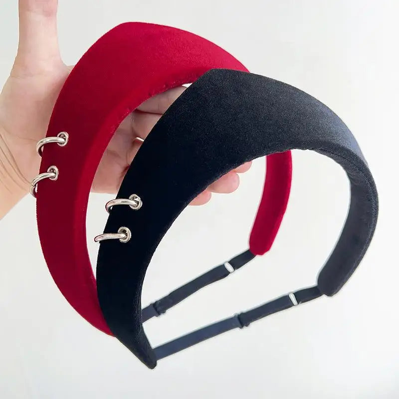 Crown Velvet Headband – Retro Hair Accessory for Women & Girls Velvet Hair Headband Oasis Select
