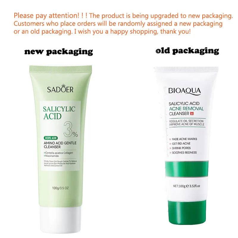 BIOAQUA Salicylic Acid Face Wash – Oil Control & Hydrating 100g