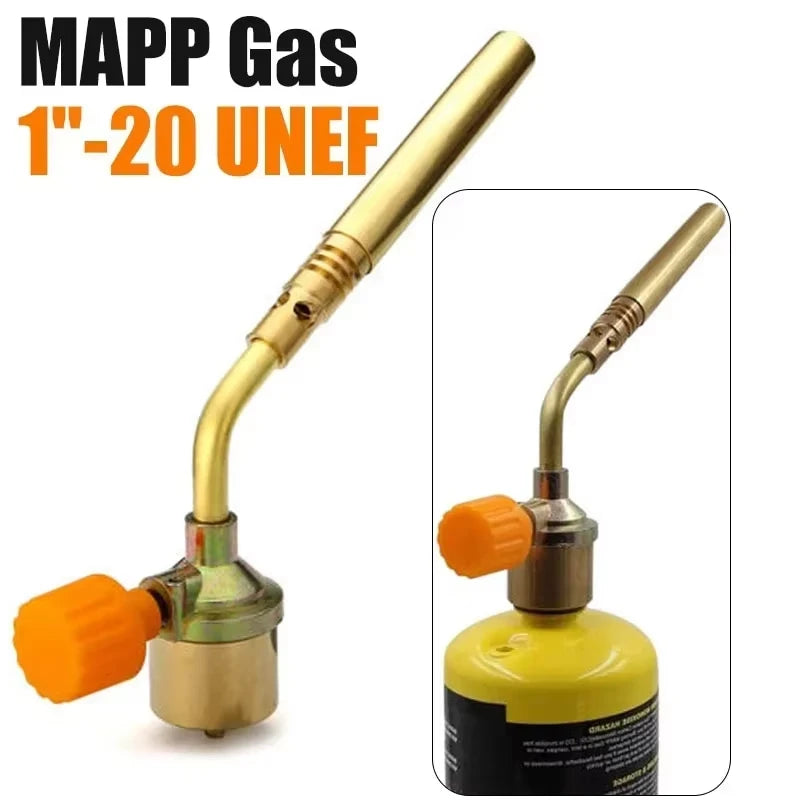 High Temperature Portable Butane Welding Torch Gas Burner Flame Gun for Outdoor Camping BBQ Gas Lighter Oasis Select