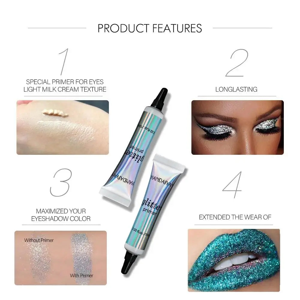 Handaiyan Glitter Eyeshadow Primer – Long-Lasting Cream Base
