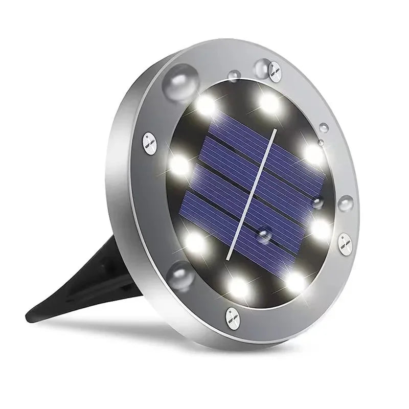 IP65 Solar LED Ground Path Lights – Garden Driveway Lawn Decor