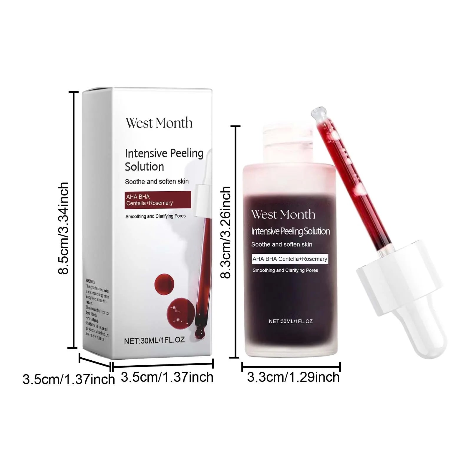 Salicylic Acid AHA Peeling Face Serum – Acne & Pore Refining Exfoliating Face Serum Oasis Select