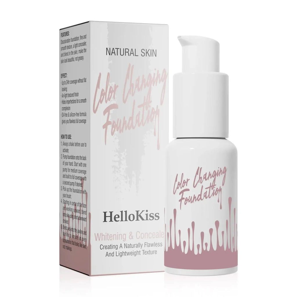 Temperature Changing Liquid Foundation Oil Control Brightening High Coverage Concealer Korean Base Makeup Long Lasting Oasis Select