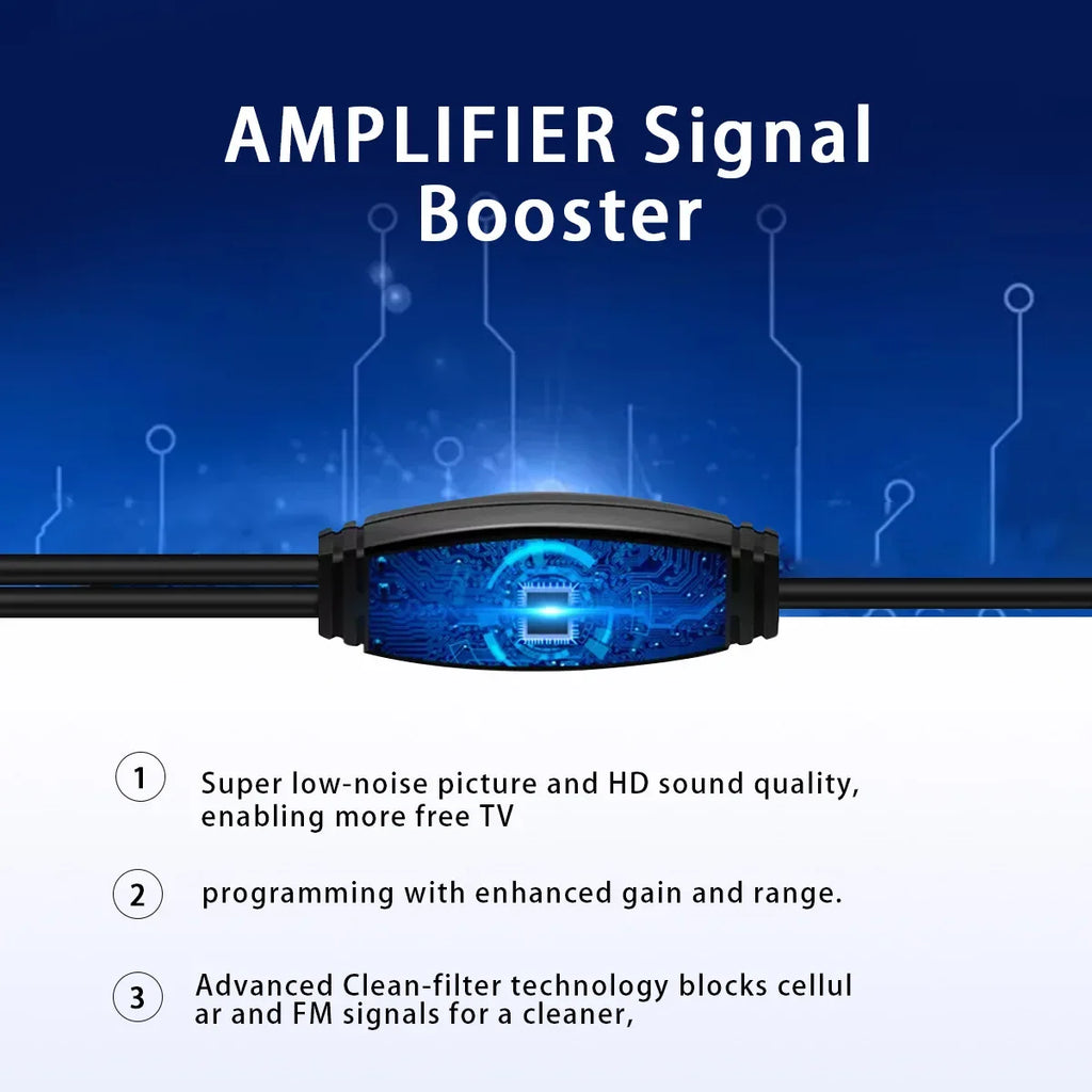 Indoor/Outdoor Digital TV Antenna with Sucker Mount Explosions Ground Wave DTMB Antenna for Household DVB-T Reception Oasis Select