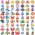 63pc Sea Creatures Temporary Tattoo Stickers – Waterproof 3D