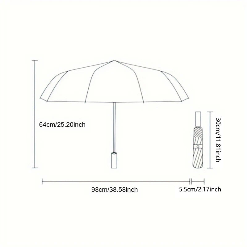 Blue cartoon cat folding umbrella professional sun protection and UV protection umbrella suitable for sunny and rainy days. Oasis Select