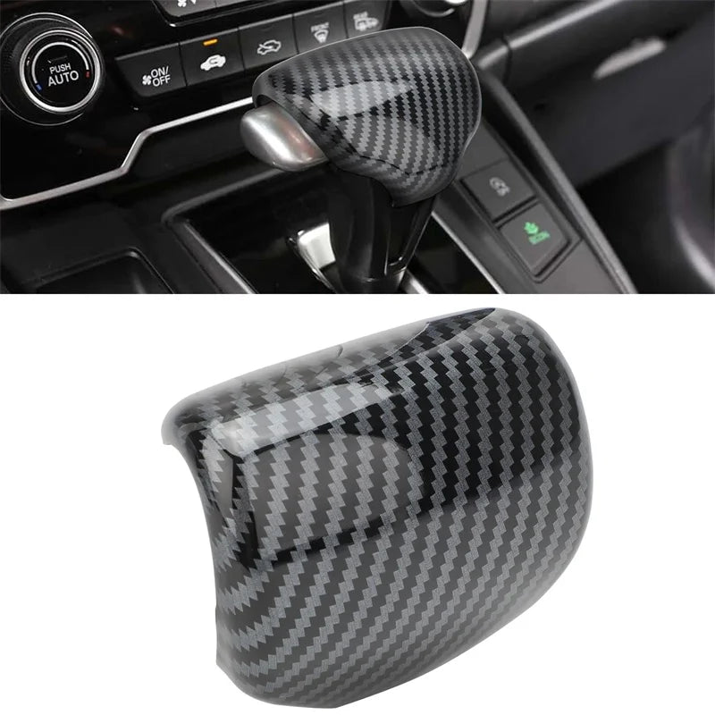 Car Gear Shift Knob Head Decorative Cover For CRV 2017 2018 2019 2020 2021 Car Accessories Interior Part Carbon Fiber Trim Oasis Select