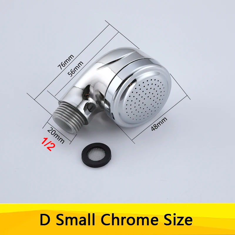Bathroom Shower Head Hair Beauty Room Water-Saving Wash Shower Head Barber Shop Shower Nozzle Sprinkler Sprayer Filter Head Oasis Select D Small Chrome China Mainland Other