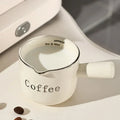 3oz/90ml Ceramic Measuring Cups with Duel Scale and Handle High Value Espresso Extraction Cup Transfer Cup Milk Jug Coffee Tool Oasis Select 1pcs
