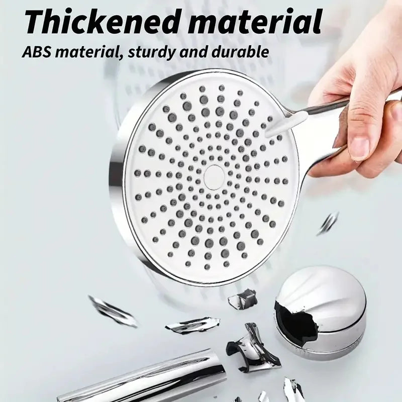 Large Panel Shower Head Pressurised Five-speed Adjustable Shower Bathroom Rain Shower Head Bathroom Shower Accessories Oasis Select