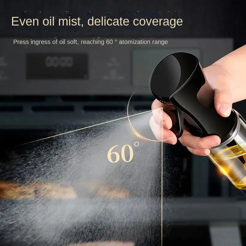 1Pc 200/500 ML Oil Spray Pot Kitchen Household Edible Olive Oil Spray Bottle Atomized Misty Oil Tank Air Fryer Spray Bottle Oasis Select