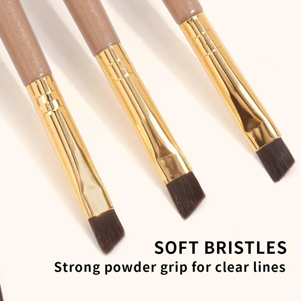 MAANGE 5-Pc Double Ended Eyebrow & Eyeshadow Brush Set