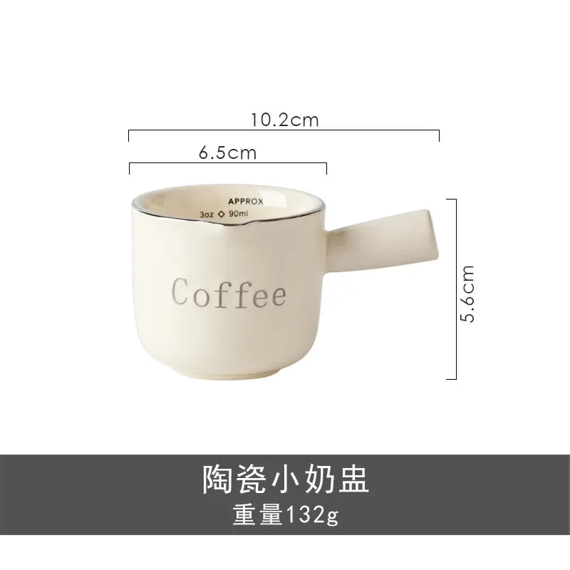 Star Rain Shot Cup Espresso Glass Ounce Cup with Graduated 100ml Measuring Cup Kitchen Gadgets Oasis Select B