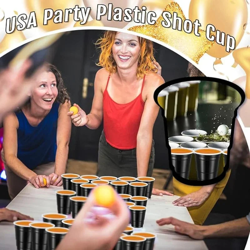 50-200PCS Disposable Mini Shot Glasses for Party Games and Events Easter Egg Hunt Beer Tasting and Snack Sampling Plastic Cups Oasis Select