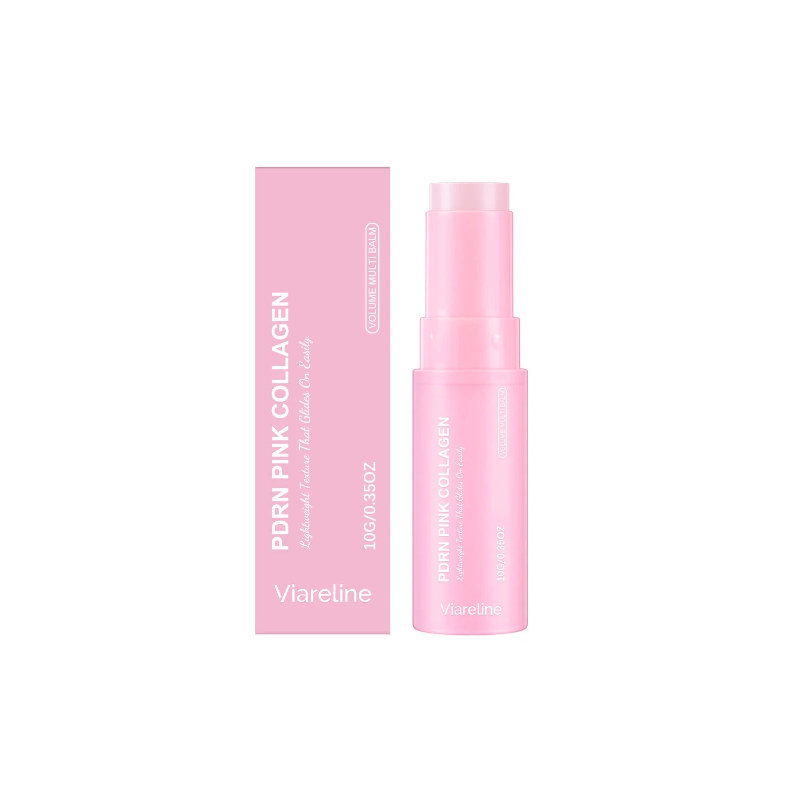 Pink lightweight moisturizing stick, nourishes and hydrates to care for dry facial and neck skin, texture is delicate, smooth, a Oasis Select