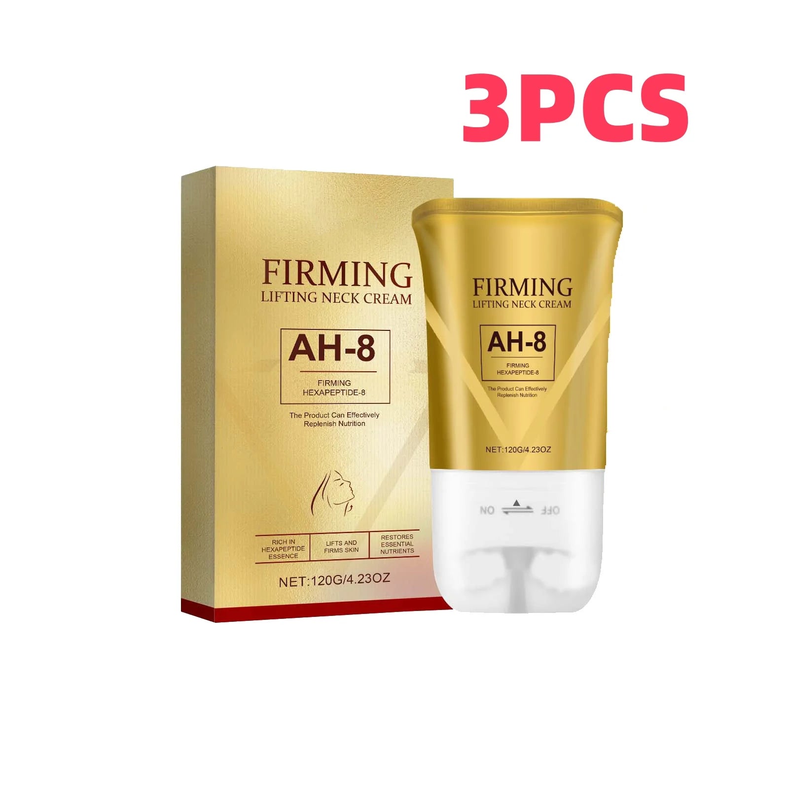 Neck Tightening Roller Cream Lifting Firming Fade Fine Lines Keep Smoothing Moisturizing Massage Brighten Neck Skin Care Creams Oasis Select 120g Boxed X 3PCS