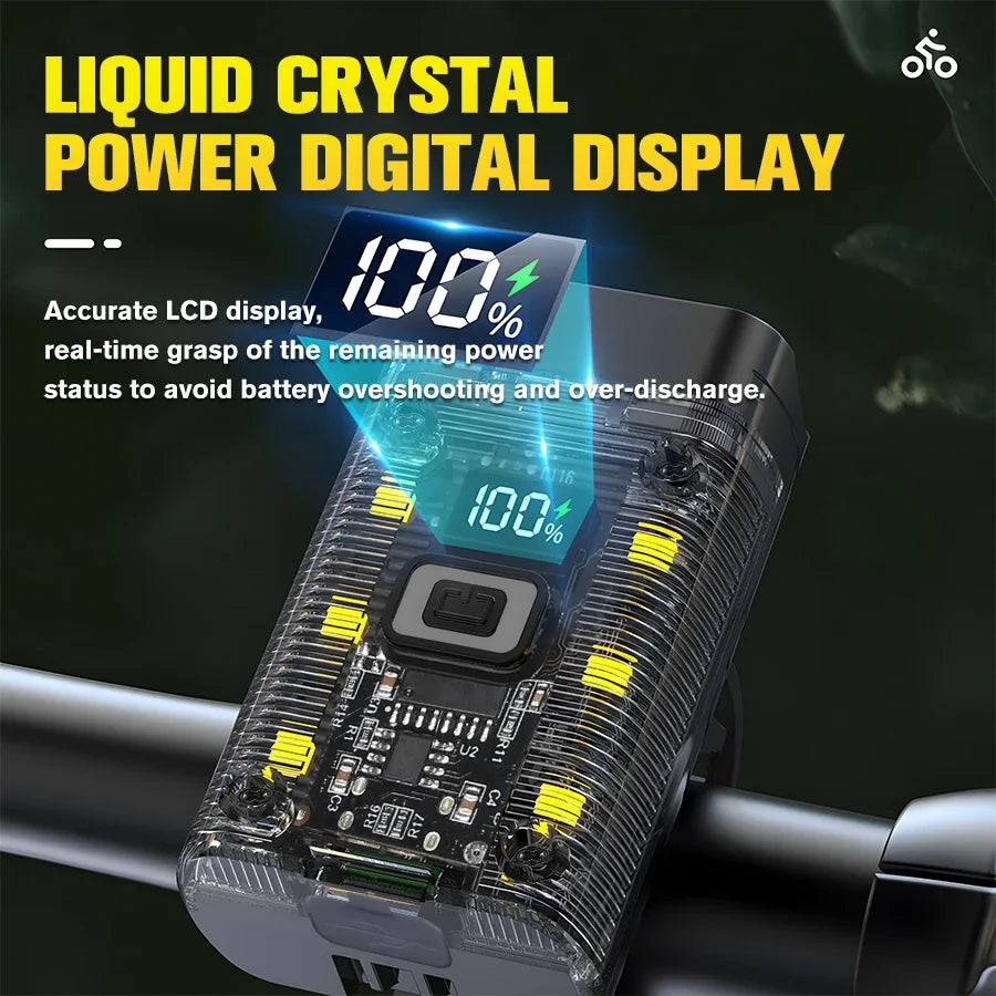 KDULIT 1000LM T6 LED Bike Headlight | USB Rechargeable MTB Light