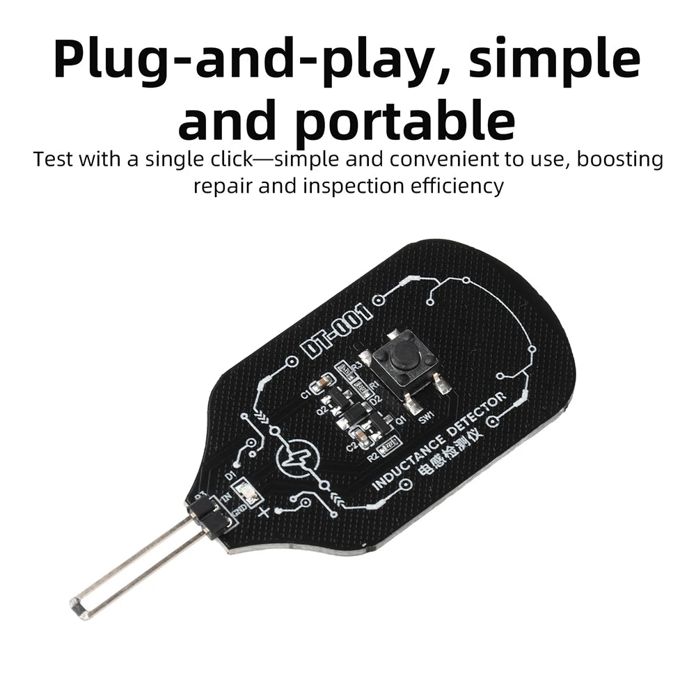 Inductance Tester DT-001 for PCB Repair with Electromagnetic Induction Technology Quick Fault Detection Tool Oasis Select