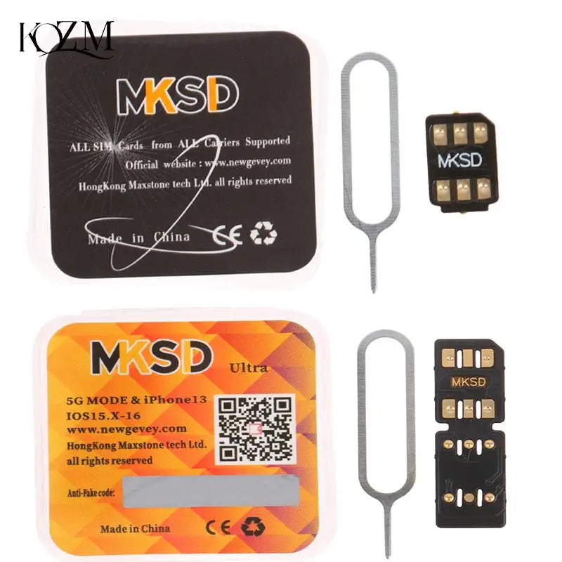 MKSD SIM Unlock Card Sticker for iPhone 6 to 13 Pro Max