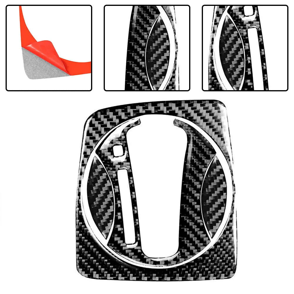 4 Pieces Carbon Fiber Gear Shift Panel Trim Covers for For honda Civic 8th 2006 2011 Auto Interior Decorative Set Oasis Select