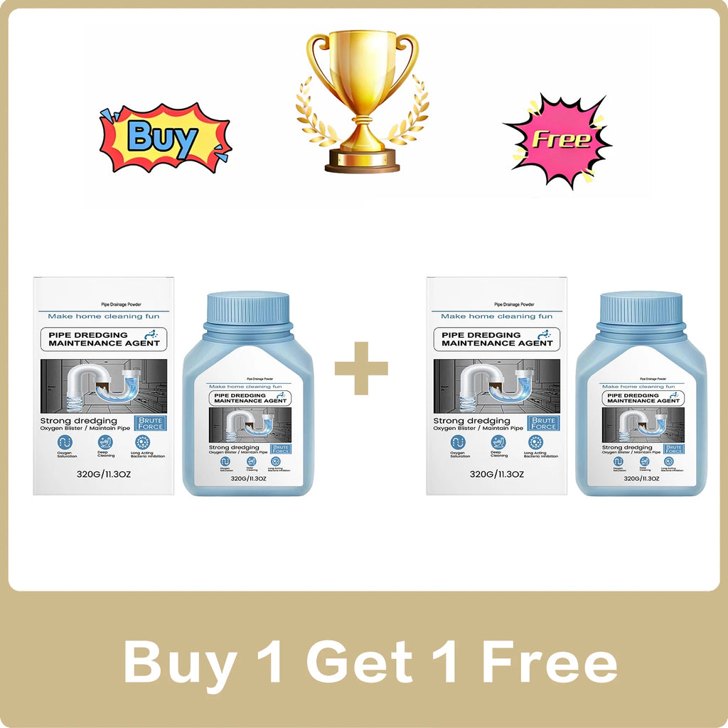 320g Drain Cleaner – Grease & Hair Clog Remover | Sink & Pipe Drain Cleaner Oasis Select Buy 1 Get 1 Free