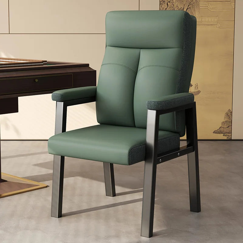 Mahjong Chair Chess and Card Chair Home Sofa Back Chair Office Conference Chair Oasis Select Deep Purple