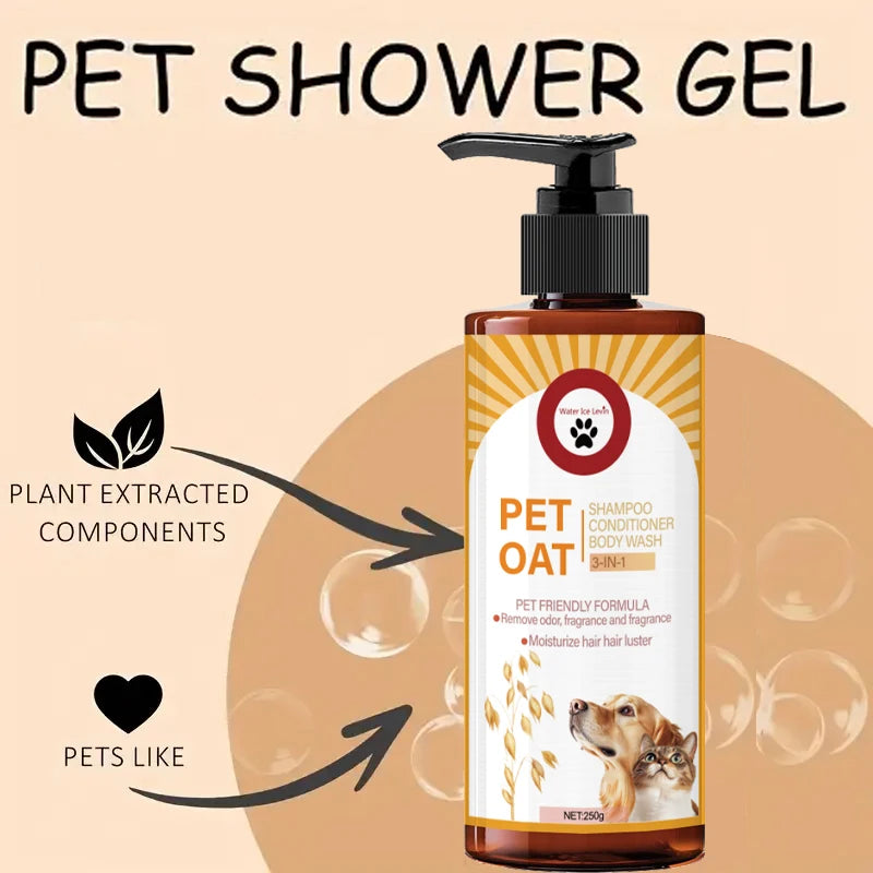 Pet Shampoo; Cleans Hair, Removes Odors, Makes Hair Soft and Not Dull, Has a Long-Lasting Fragrance, Is Specifically Designed for Pets, Suitable for Bathing Dogs and Cats Oasis Select