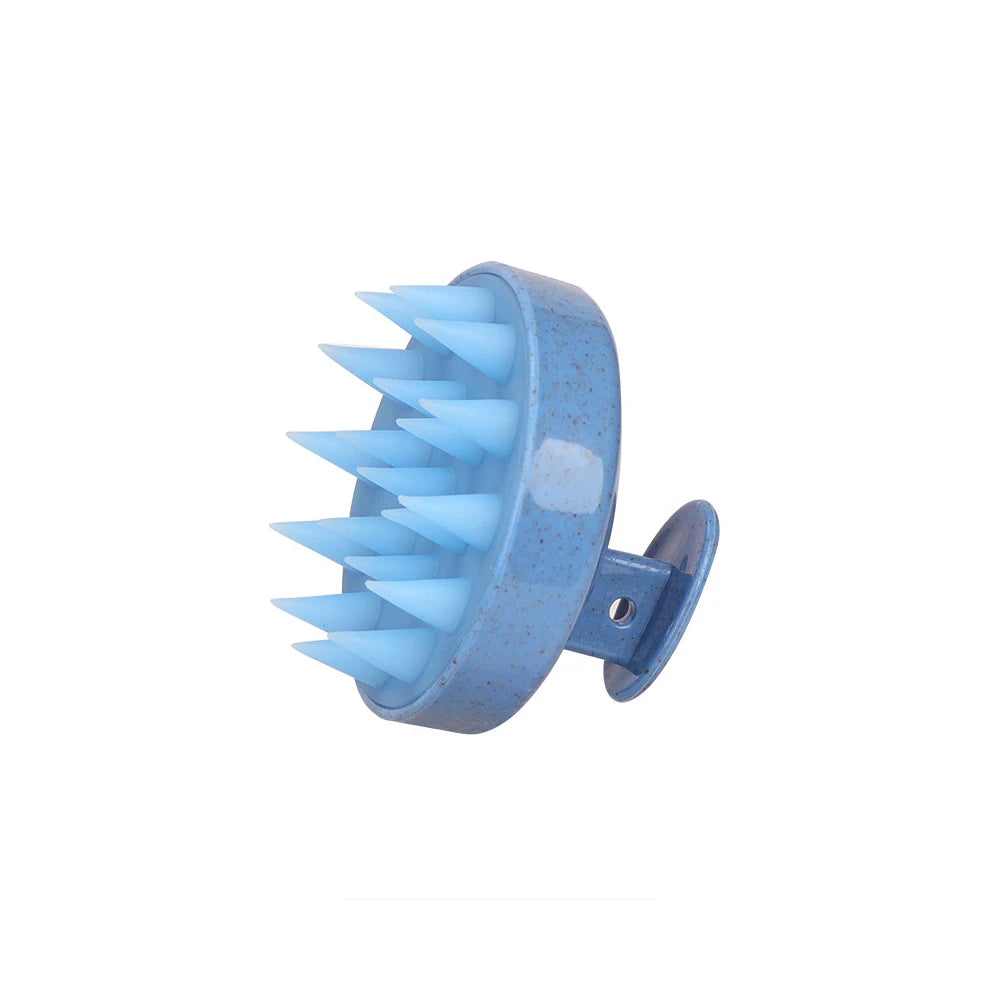 Silicone Scalp Massage Hair Wash Brush & Comb Set Scalp Massage Brush Oasis Select blue