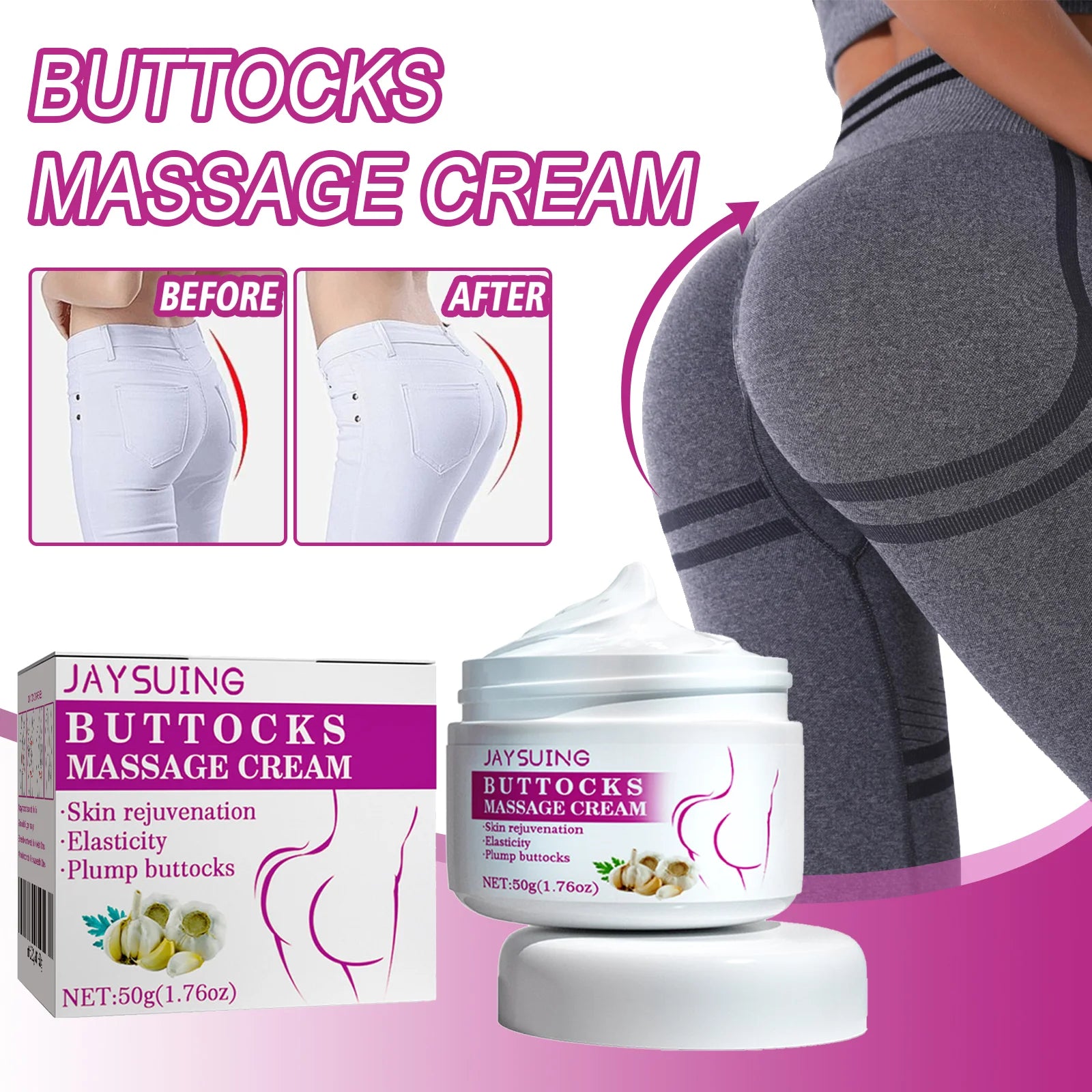 Butt Care Cream Firming and Lifting Butt Peach Butt Shaping Beautiful Butt S-Curve Butt Care Cream Oasis Select