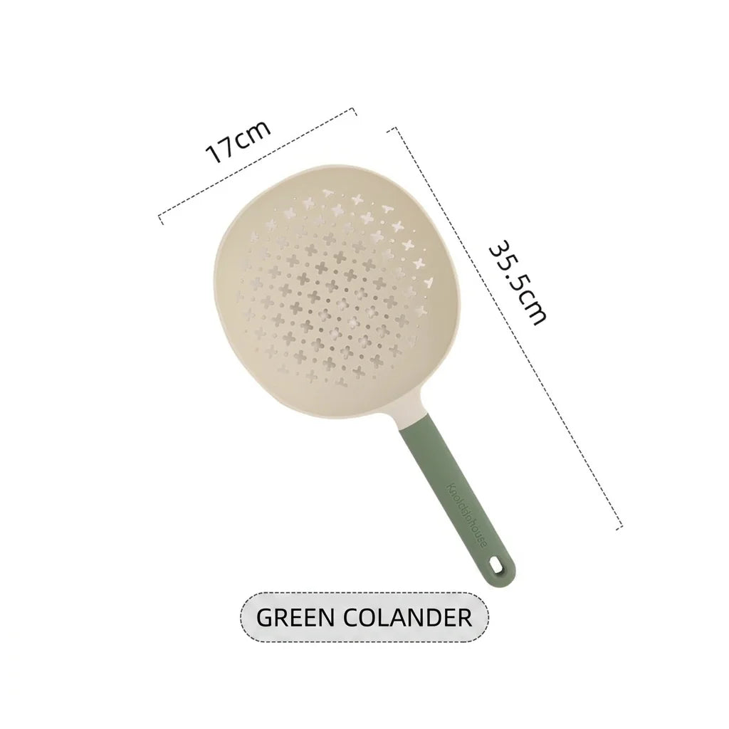 Food-Grade Nylon Colander Strainer | Heat-Resistant Kitchen Scoop