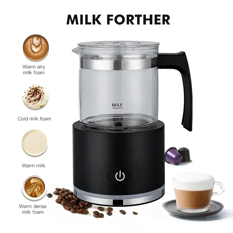 Electric Bubble Maker Automatic Milk Frother Foamer Mixer Heater Latte Cappuccino Hot Foam Warmer Fancy Coffee Machine 110V/220V Oasis Select