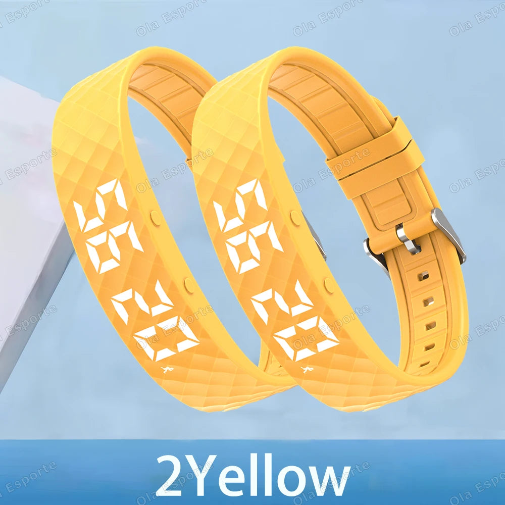Smart Fitness Wristband LED Pedometer Sleep Tracker IP65