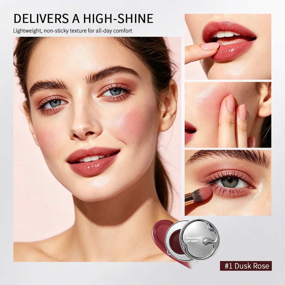 Lip & Cheek Dual-use Balm Brighten Nourishing Formula Smooth Fresh Texture Long-lasting Hydration Magnetic Case Design 2in1 Balm Oasis Select