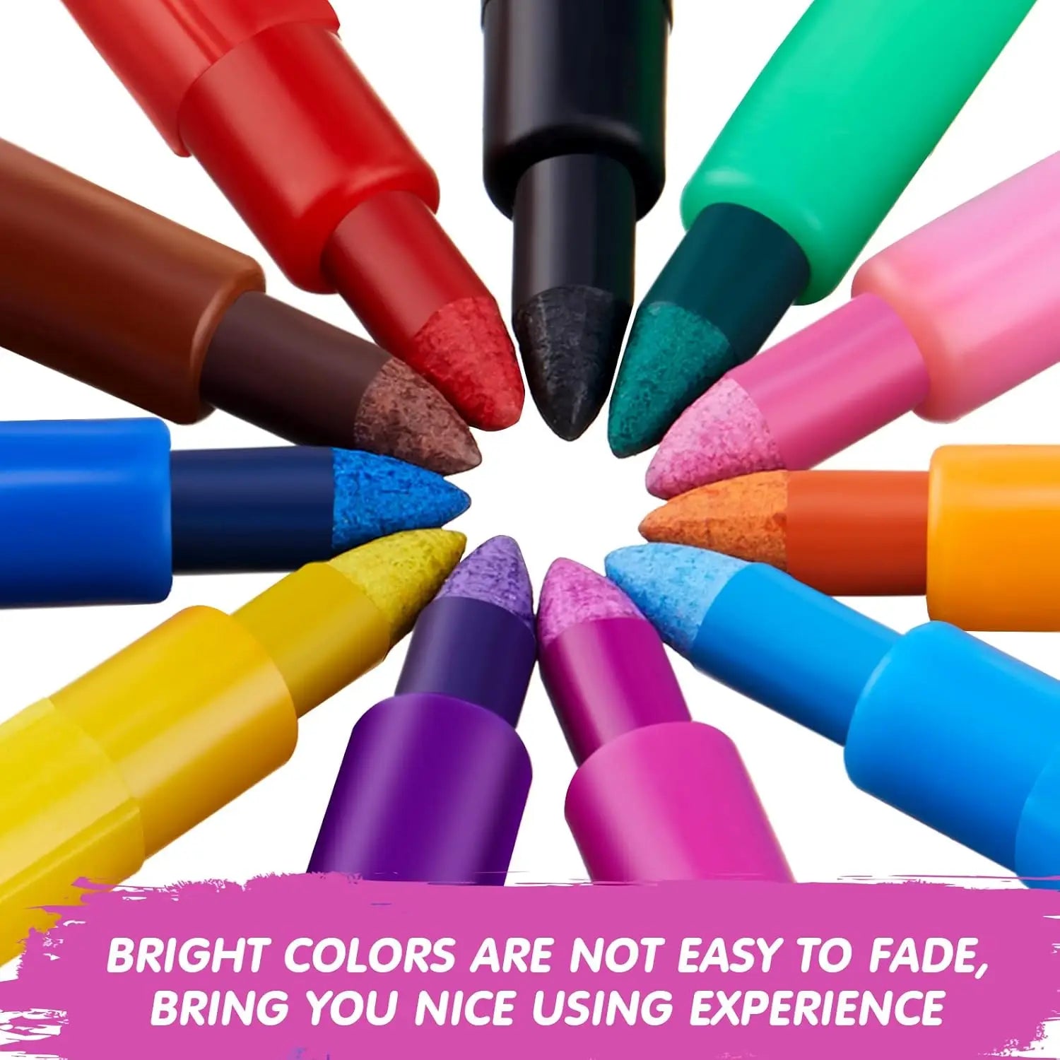 10Pcs Stackable Crayon Set 11 Colors Pencils Colorful Party Favors DIY Mini Rainbow Crayons Pens School Office Supplies Oasis Select