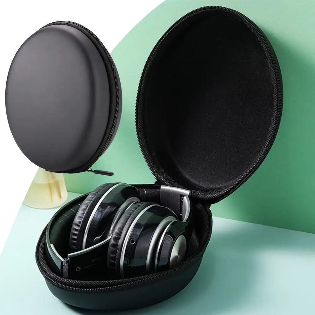 Shockproof Headphone Carrying Case | Travel Headset Pouch