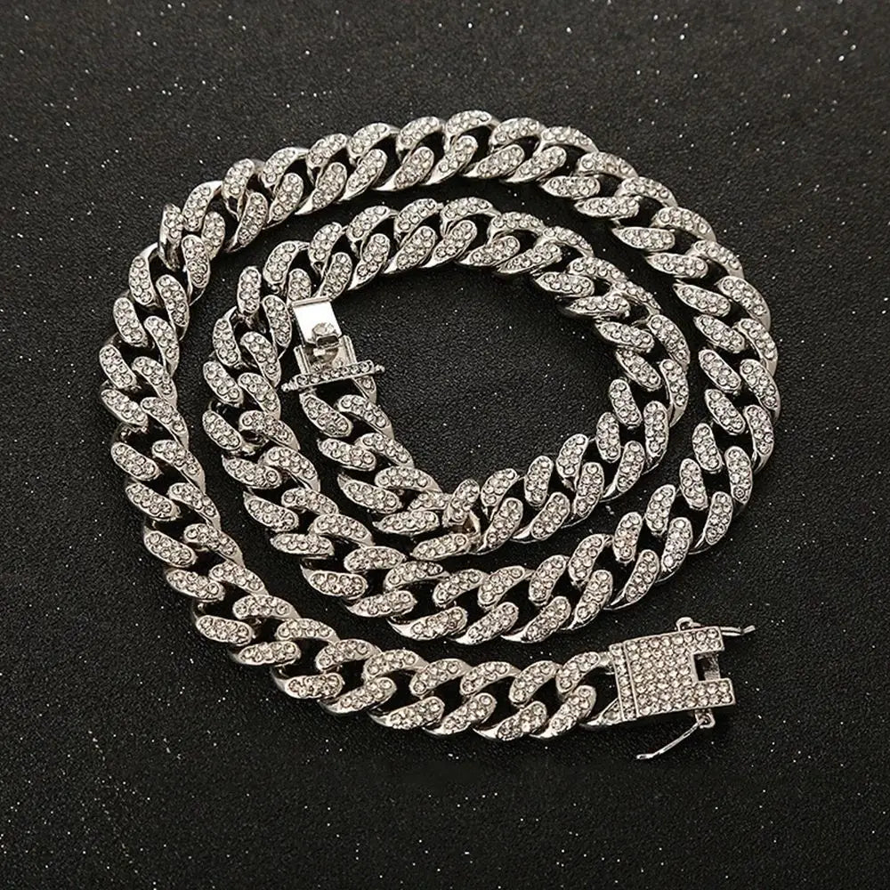 Rhinestone Dog Jewelry Necklace | Jeweled Pet Chain Collar Pet Jewelry Collar Oasis Select