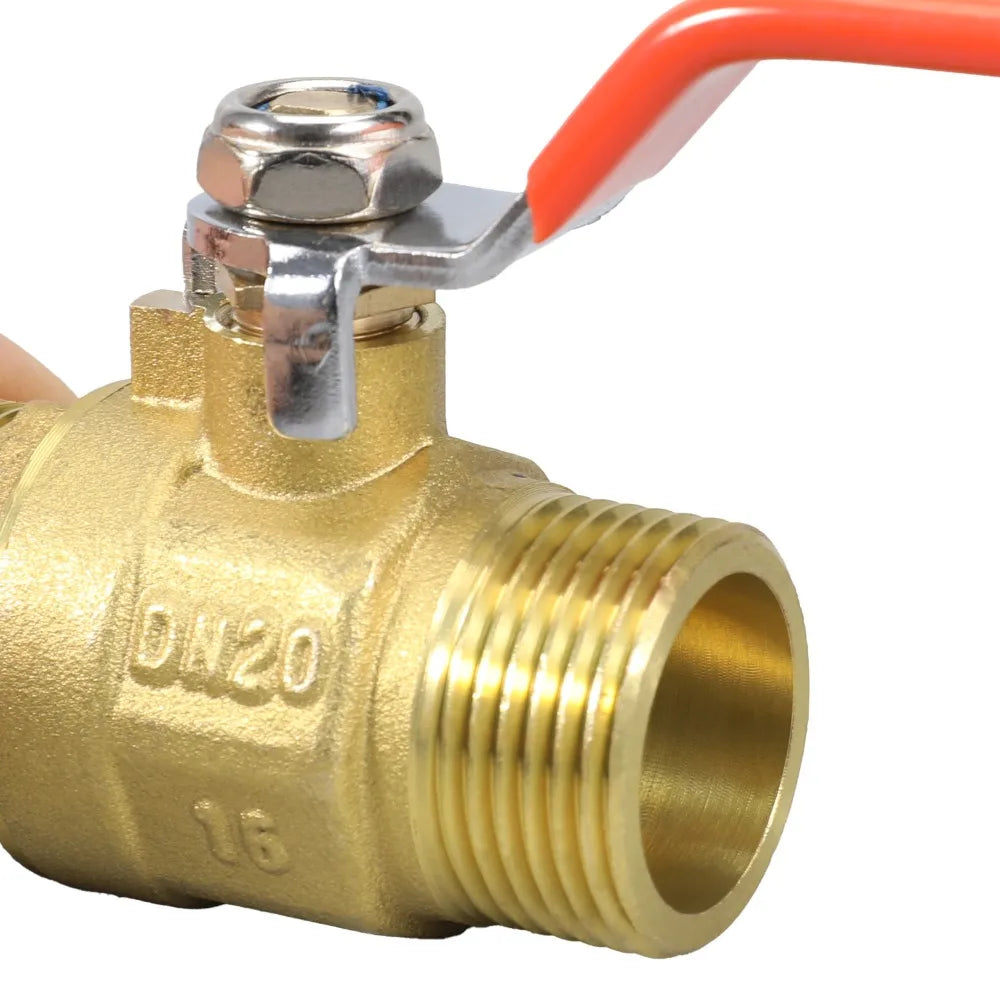 Rain Barrel Overflow Kit with Brass Ball Valve Quick Connect Hose Adapter for Aquariums And Irrigation 1/2" 3/4" 1" Male Threads Oasis Select