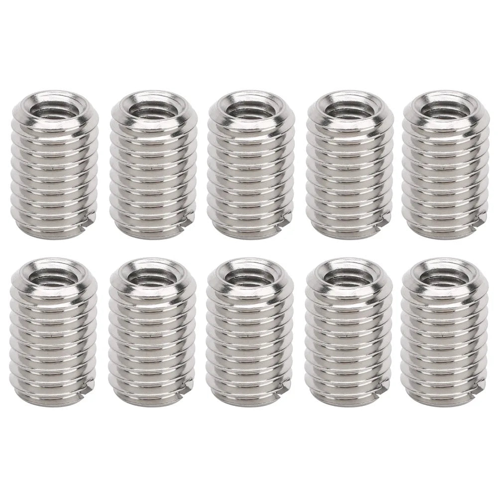 Stainless Steel Thread Reducing Nut M8 x 1.25mm M5 x 0.8mm Pipe Fitting Reducer Adapter Female 12mm Length Oasis Select