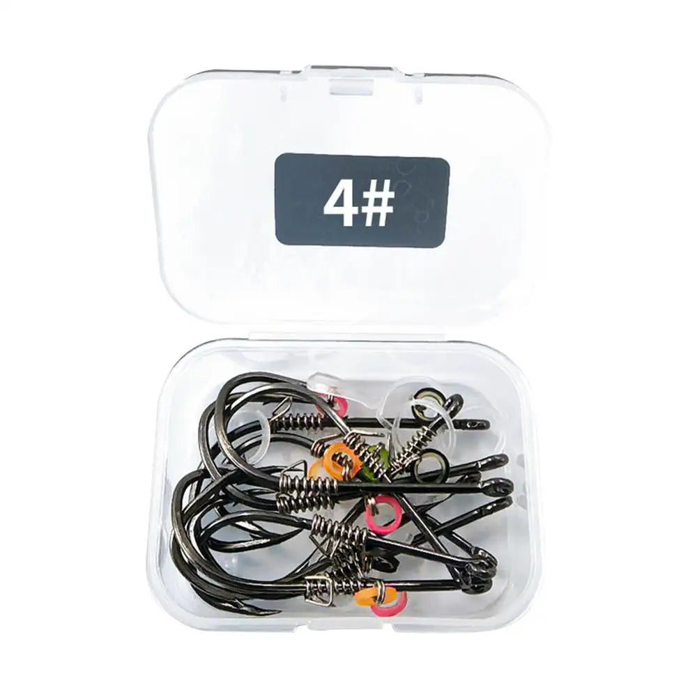 Offset Fishing Hooks Saltwater Offset Fishing Hooks Portable Fish Accessories Reusable Fisherman Tool for Grouper Sea Bass Oasis Select minimum size