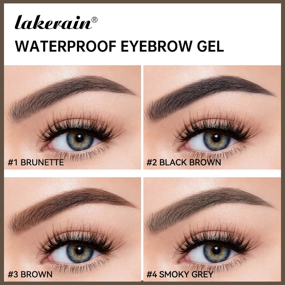 Waterproof Eyebrow Gel Set Sweat-proof Long Lasting High Pigmentation Liquid Eyebrow Tinted Natural Finish Makeup Cosmetics Oasis Select