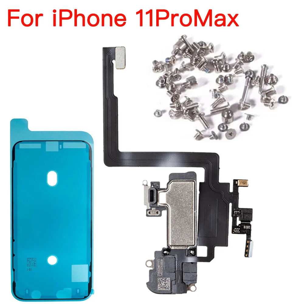 iPhone Earpiece Speaker Flex + Waterproof Sticker & Screws Kit