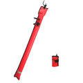1M Scuba Diving Inflatable SMB Surface Signal Marker Buoy Safety Visibility Float Signal Tube Sausage Oasis Select Red